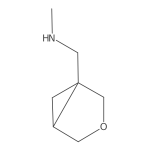 1-(3-oxabicyclo[3.1.0]hexan-1-yl)-N-methylmethanamine结构式
