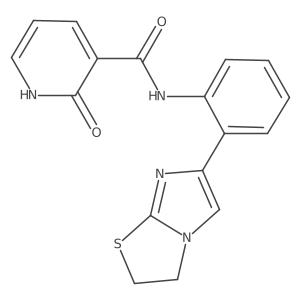 N-(2-(2,3-dihydroimidazo[2,1-b]thiazol-6-yl)phenyl)-2-hydroxynicotinamide Structure