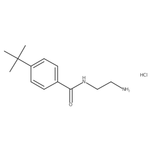 N-(2-aminoethyl)-4-tert-butylbenzamide hydrochloride结构式