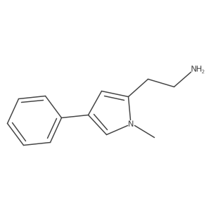2-(1-methyl-4-phenyl-1H-pyrrol-2-yl)ethan-1-amine Structure