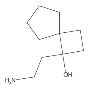 1-(2-Aminoethyl)spiro[3.4]octan-1-ol结构式
