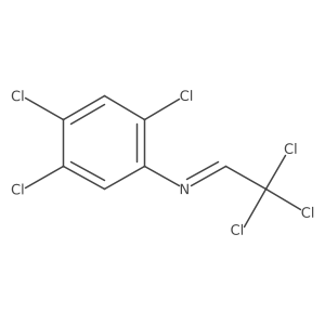 2,4,5-Trichloro-N-(2,2,2-trichloroethylidene)benzenamine Structure