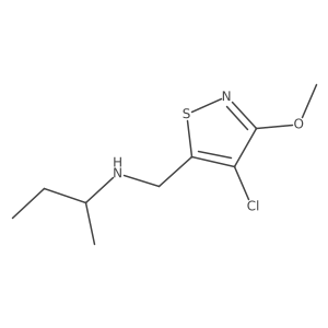 (Butan-2-yl)[(4-chloro-3-methoxy-1,2-thiazol-5-yl)methyl]amine Structure