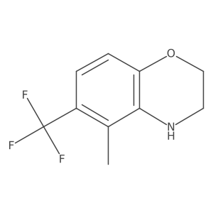 5-methyl-6-(trifluoromethyl)-3,4-dihydro-2H-1,4-benzoxazine结构式