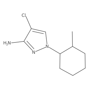 4-chloro-1-(2-methylcyclohexyl)-1H-pyrazol-3-amine Structure