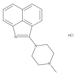 3-(4-Methylpiperazin-1-yl)-2-azatricyclo[6.3.1.0,4,12]dodeca-1(12),2,4,6,8,10-hexaene hydrochloride Structure