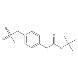 tert-butyl N-{4-[(fluorosulfonyl)methyl]phenyl}carbamate Structure