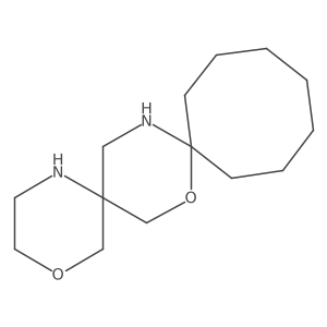 4,8-Dioxa-1,17-diazadispiro[5.2.7^{9}.2^{6}]octadecane Structure