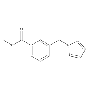 Methyl 3-(imidazol-1-ylmethyl)benzoate结构式