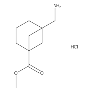Methyl 5-(aminomethyl)bicyclo[3.1.1]heptane-1-carboxylate Structure