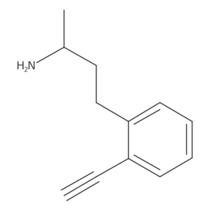(2R)-4-(2-ethynylphenyl)butan-2-amine Structure
