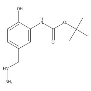 tert-butyl N-[5-(hydrazinylmethyl)-2-hydroxyphenyl]carbamate结构式