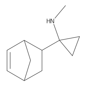 1-{bicyclo[2.2.1]hept-5-en-2-yl}-N-methylcyclopropan-1-amine结构式