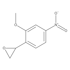 2-(2-Methoxy-4-nitrophenyl)oxirane结构式