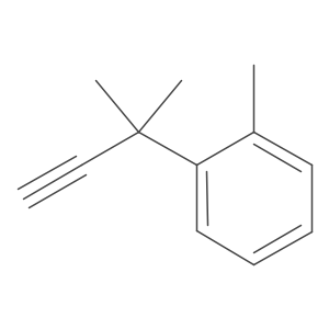 1-Methyl-2-(2-methylbut-3-yn-2-yl)benzene结构式