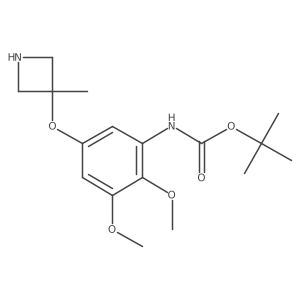 tert-butyl N-{2,3-dimethoxy-5-[(3-methylazetidin-3-yl)oxy]phenyl}carbamate Structure