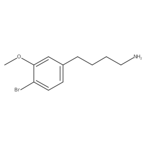 4-(4-Bromo-3-methoxyphenyl)butan-1-amine Structure