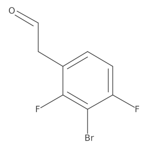 2-(3-Bromo-2,4-difluorophenyl)acetaldehyde Structure