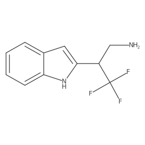 3,3,3-trifluoro-2-(1H-indol-2-yl)propan-1-amine Structure