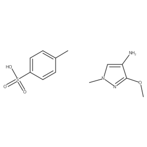 3-Methoxy-1-methyl-1H-pyrazol-4-amine 4-methylbenzenesulfonate Structure