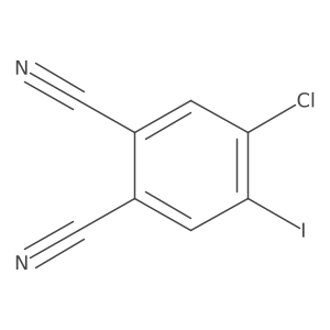 4-Chloro-5-iodophthalonitrile结构式