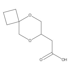2-{5,8-Dioxaspiro[3.5]nonan-7-yl}acetic acid结构式