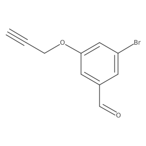 3-Bromo-5-(prop-2-yn-1-yloxy)benzaldehyde Structure