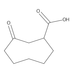 3-Oxocyclooctane-1-carboxylic acid Structure