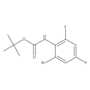 N-(tert-Butoxycarbonyl)-2-bromo-4,6-difluoroaniline Structure