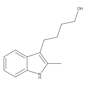 4-(2-Methyl-indol-3-yl)-butan-1-ol结构式