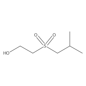 Ethanol, 2-[(2-methylpropyl)sulfonyl]- Structure