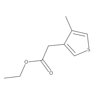 Ethyl 2-(4-methylthiophen-3-YL)acetate结构式