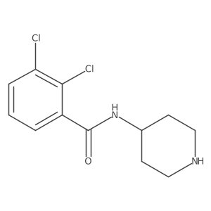 2,3-Dichloro-N-4-piperidinylbenzamide Structure