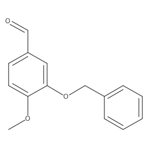 Benzaldehyde-formyl-d, 4-methoxy-3-(phenylmethoxy)- Structure
