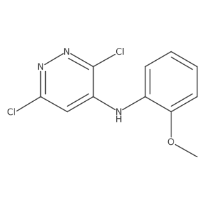 3,6-Dichloro-N-(2-methoxyphenyl)-4-pyridazinamine Structure