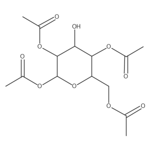 1,2,4,6-Tetra-O-acetyl-a-D-mannopyranose结构式