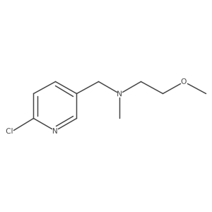 (6-Chloro-pyridin-3-ylmethyl)-(2-methoxy-ethyl)-methyl-amine结构式