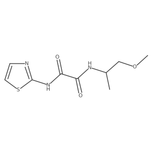 N1-(1-methoxypropan-2-yl)-N2-(thiazol-2-yl)oxalamide Structure