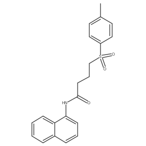 N-(naphthalen-1-yl)-4-tosylbutanamide Structure