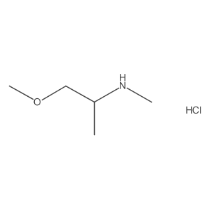 [(2R)-1-methoxypropan-2-yl](methyl)amine hydrochloride结构式
