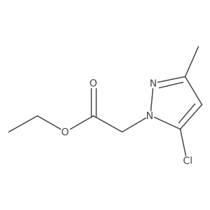 ethyl 2-(5-chloro-3-methyl-1H-pyrazol-1-yl)acetate Structure