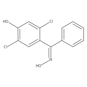 (4E)-2,5-Dichloro-4-[(hydroxyamino)phenylmethylene]-2,5-cyclohexadien-1-one结构式