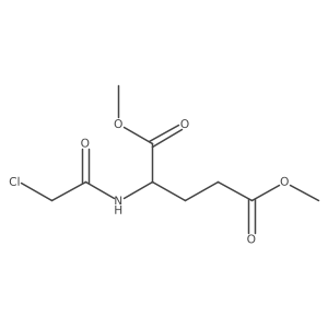 1,5-dimethyl (2R)-2-(2-chloroacetamido)pentanedioate结构式