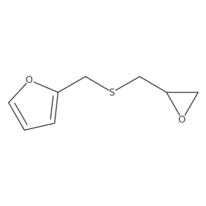 2-[[(2-Oxiranylmethyl)thio]methyl]furan结构式