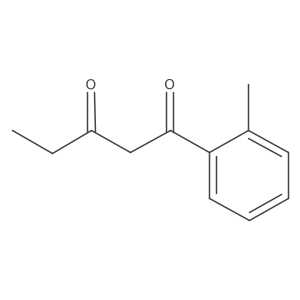 1-(2-Methylphenyl)pentane-1,3-dione结构式