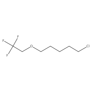 1-Chloro-5-(2,2,2-trifluoroethoxy)pentane Structure