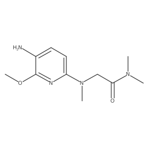 Acetamide, 2-[(5-amino-6-methoxy-2-pyridinyl)methylamino]-N,N-dimethyl-结构式
