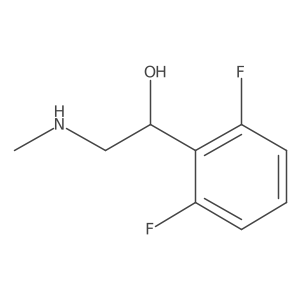 1-(2,6-Difluorophenyl)-2-(methylamino)ethan-1-ol Structure