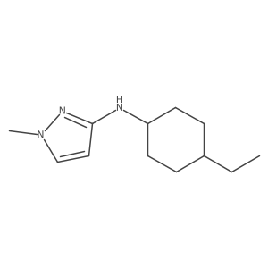 N-(4-Ethylcyclohexyl)-1-methyl-1H-pyrazol-3-amine Structure