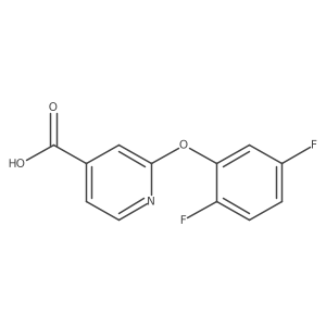 2-(2,5-Difluorophenoxy)pyridine-4-carboxylic acid Structure